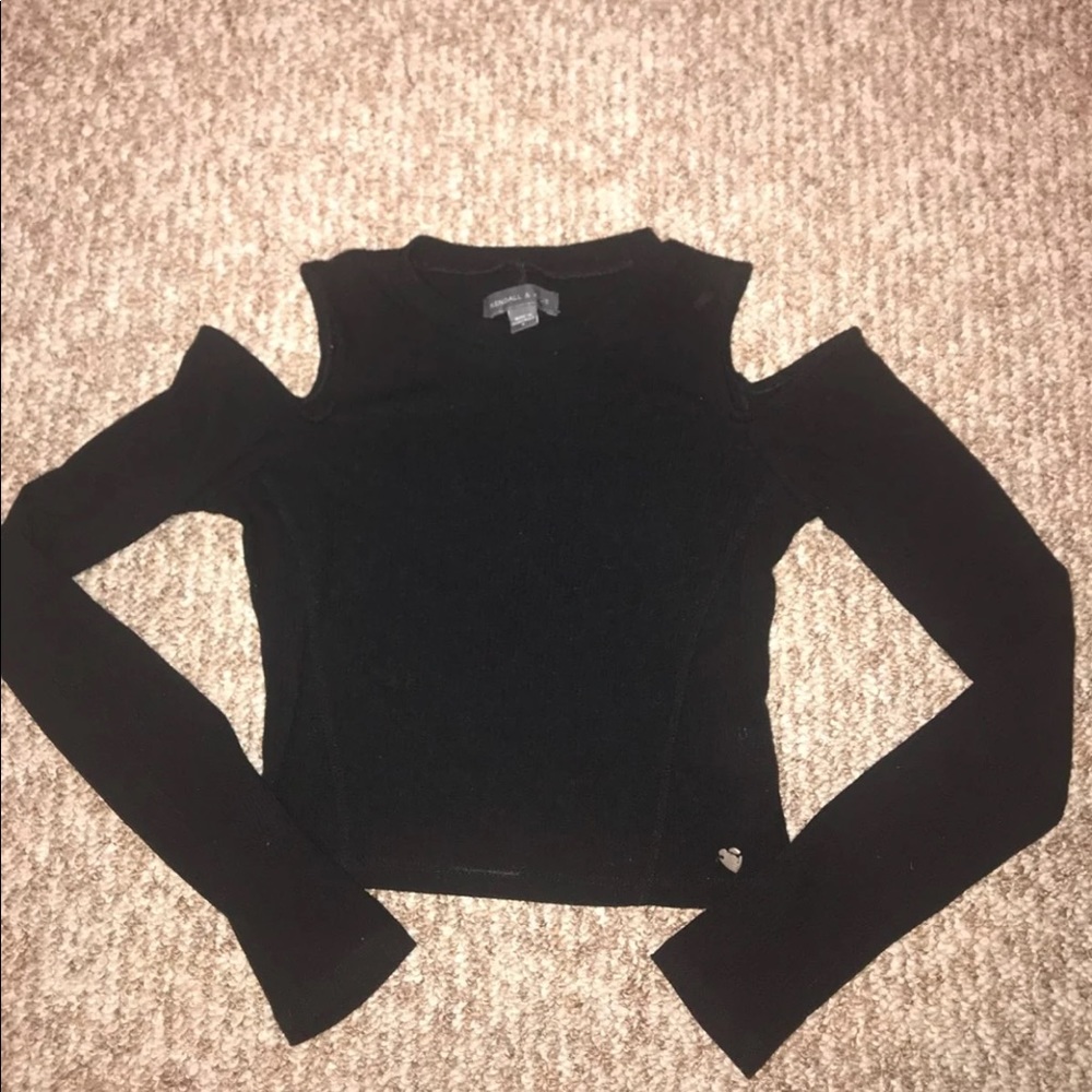 Kendall & Kylie cropped long sleeve